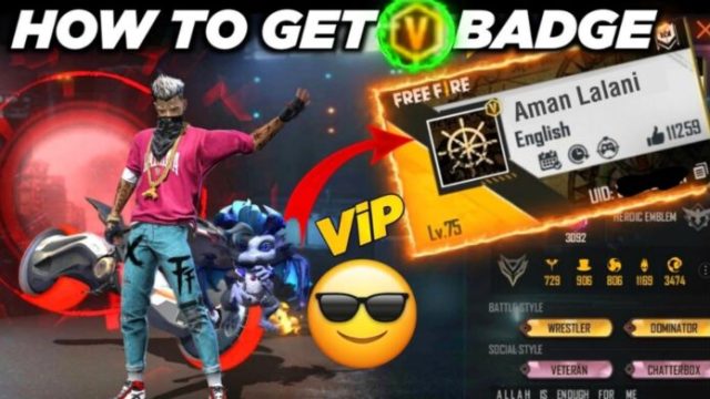get Verified V Badge Tick in Free Fire Game