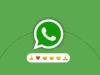 WhatsApp message reaction