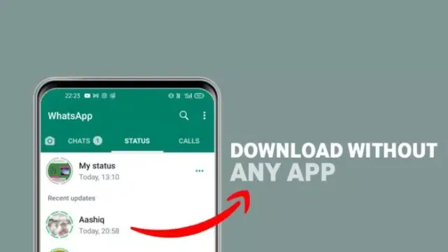 How to download WhatsApp status on mobile without any application?