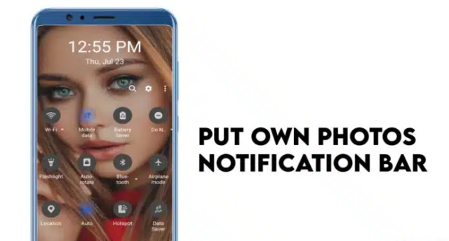 Put Your Photo in Custom Notification Bar