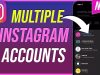 How to switch multiple accounts in one Instagram