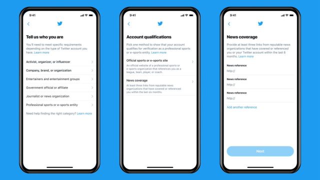 How to verify a Twitter account?