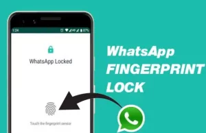 use fingerprint lock in WhatsApp