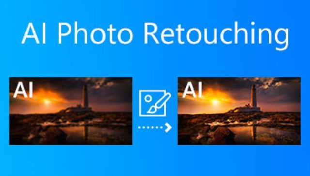 What is the AI tool to retouch photos?