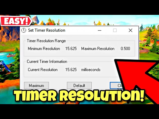 What Does Timer Resolution Do